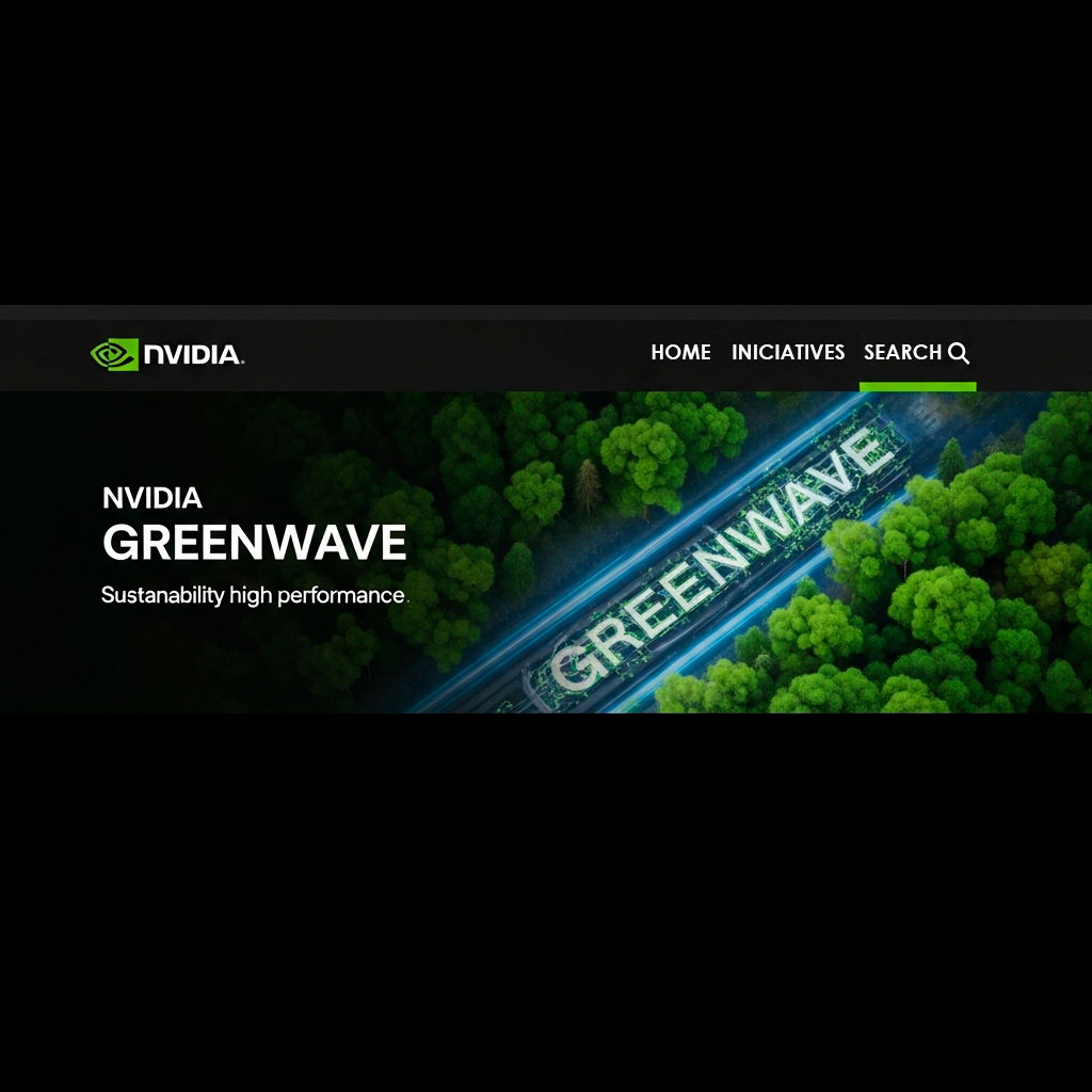 NVIDIA Greenwave Branding Mockup 2